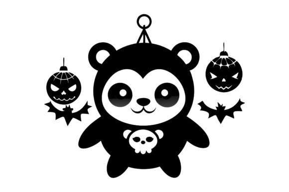 Bringing Whimsy and Charm to Your Halloween Decor with the Halloween Panda Decoration Ornament