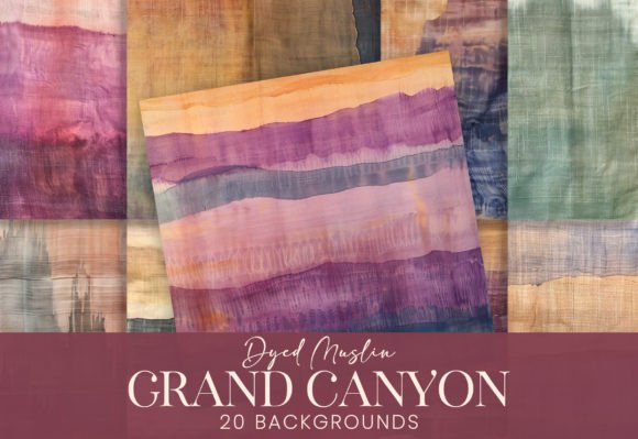 Grand Canyon Eco Dyed Muslin Linen Cloth: A Versatile Canvas for Creative Projects