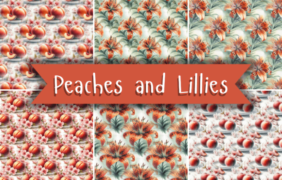 Peaches and Lilies Scrapbook Papers: Elevating Your Digital and Physical Crafts