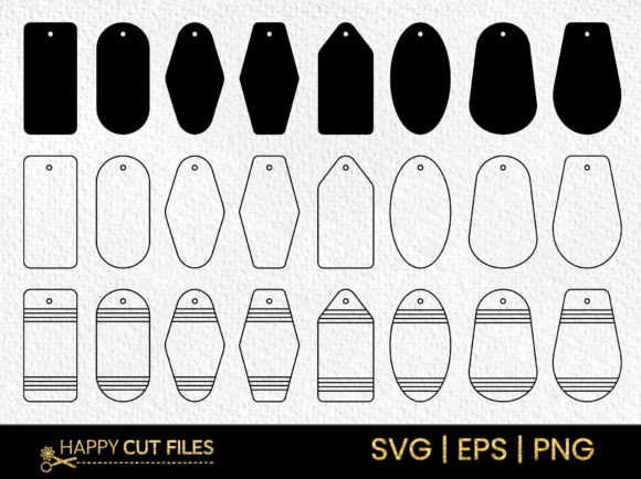 Retro Motel Keychain Template SVG Bundle: A Creative Tool for Digital Crafters