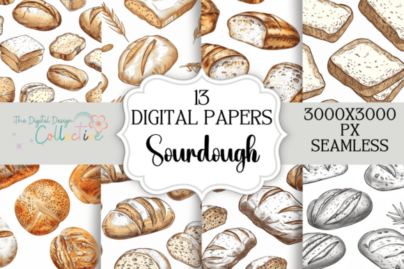 Seamless Watercolor Sourdough Bread: A Creative Fusion of Art and Craft