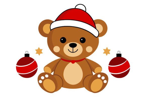 Teddy Bear Baby Shower Clipart Vector