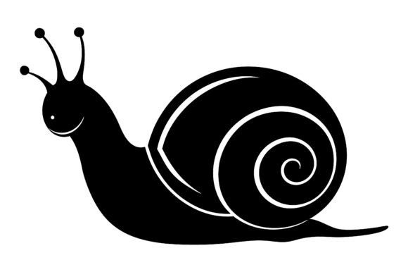 The Strategic Value of the Snail Black Silhouette Vector in Modern Design Workflows