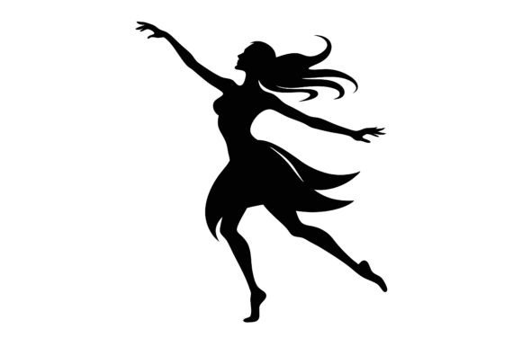 Women Dancing Silhouette Vector